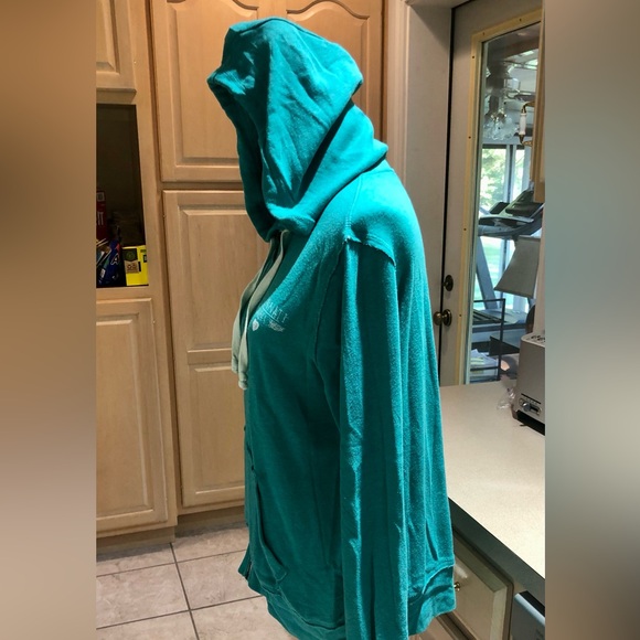 Cincinnati Ohio Teal Blue/Green Hoodie Sweatshirt Sz. Large - Picture 2 of 7